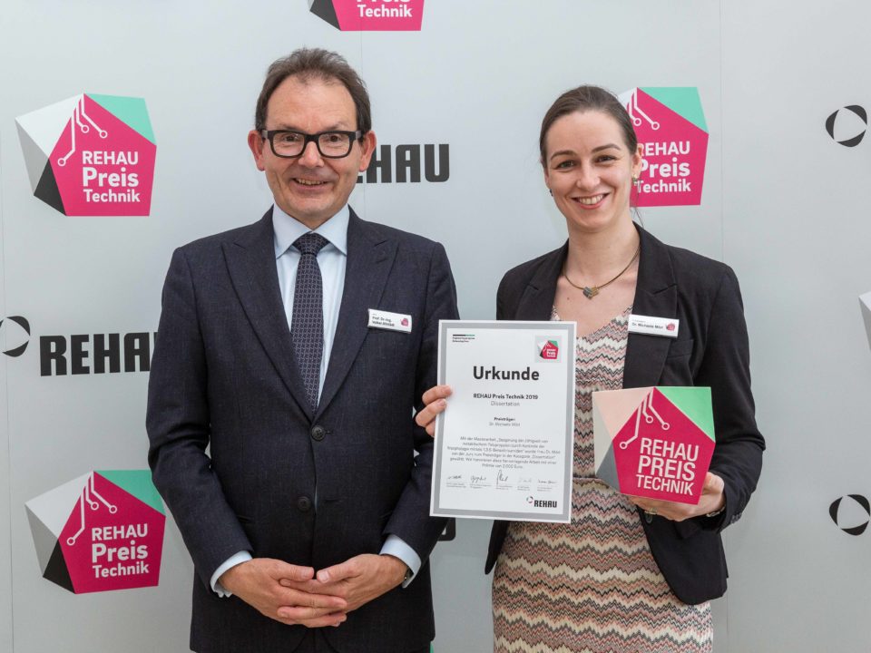 Preisverleihung REHAU Preis Technik 2019 | Polymer Engineering Bayreuth