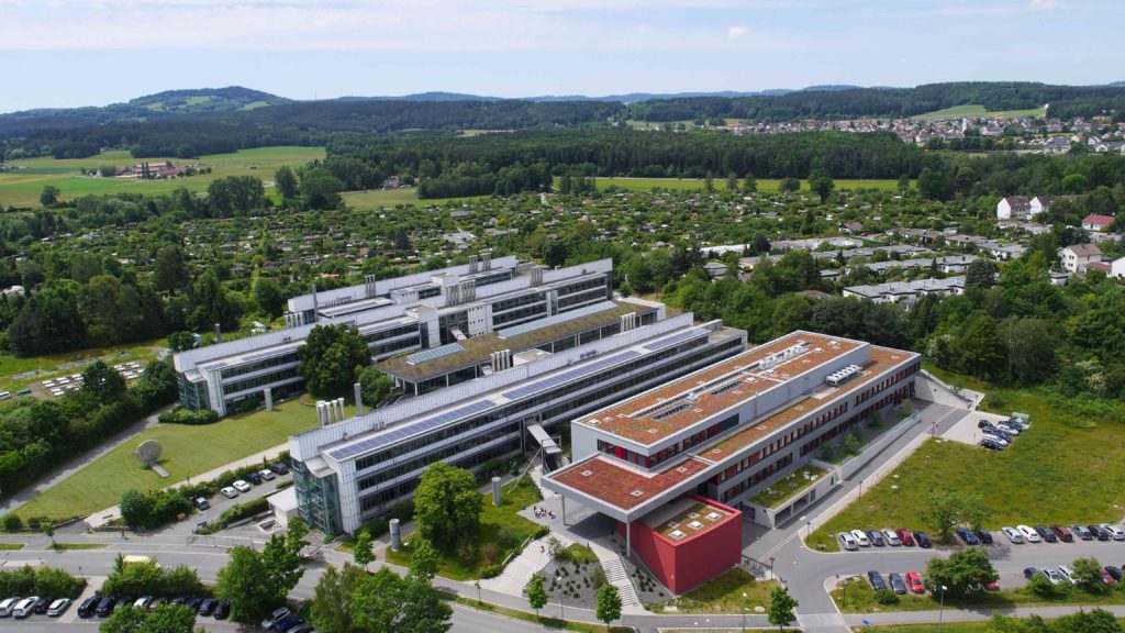 Universität Bayreuth von oben | Polymer Engineering Bayreuth