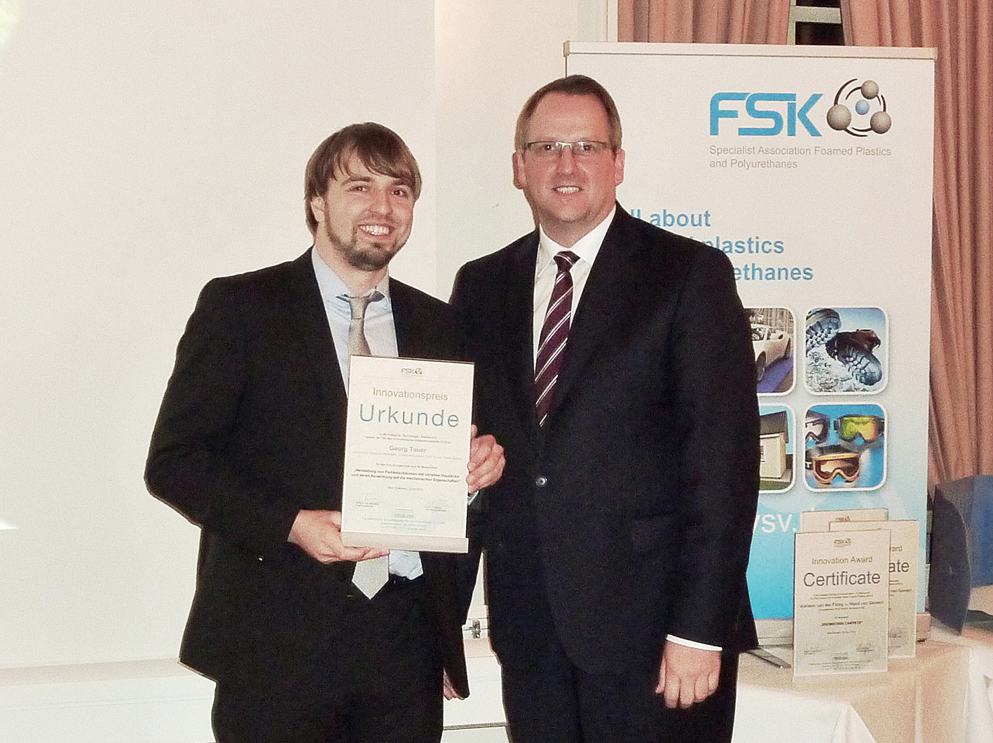 Preisverleihung FSK Innovationspreis Schaumkunstsoffe 2016 | Polymer Engineering Bayreuth