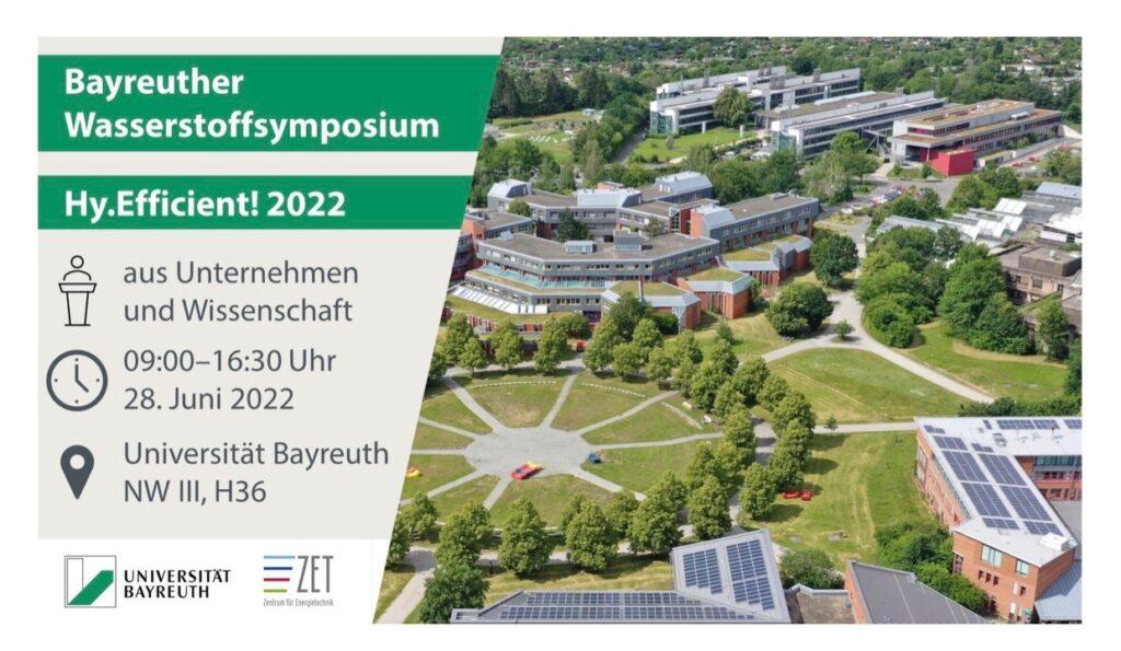 Bayreuther Wasserstoffsymposium - Hy.Efficient! 2022